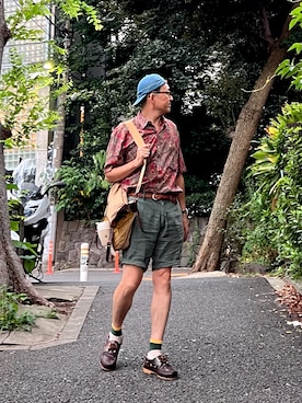 「BRADY（ブレディー）のアイテム」を使った、TERRYさん（メンズ・179cm）の夏コーディネート