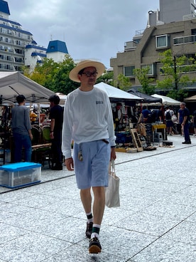 「Timberland（ティンバーランド）のアイテム」を使った、TERRYさん（メンズ・179cm）の夏コーディネート