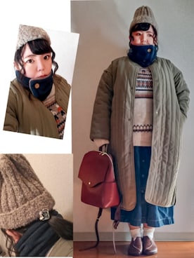 「ポニーフック」｜flowerstonekailaさん（レディース・150cm）の冬コーディネート
