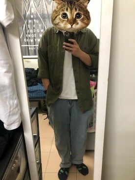「AGILITY（アジリティー）のアイテム」を使った、Linさん（レディース・161cm）の秋コーディネート