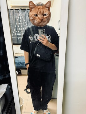「plain-me（プレインミー）のアイテム（バッグ）」を使った、Linさん（レディース・161cm）の冬コーディネート