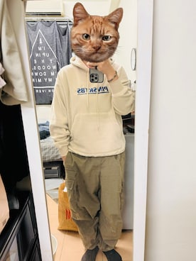 「アイテム（チノパンツ、その他）」を使った、Linさん（レディース・161cm）の秋コーディネート