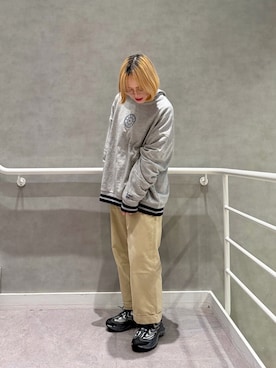 「Reebok（リーボック）のアイテム（トップス）」を使った、ORAさん（レディース・161cm）の春コーディネート