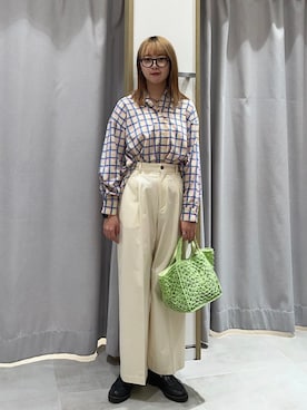菊池さん(レディース・164cm)の春コーディネート