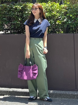 菊池さん(レディース・164cm)の夏コーディネート