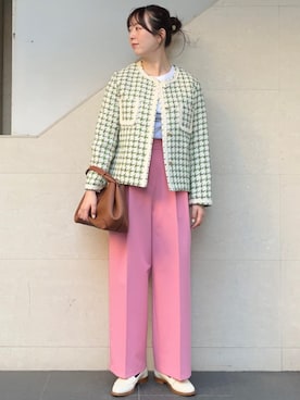 菊池さん（レディース・164cm）の冬コーディネート