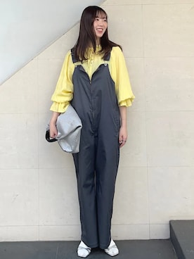 「SHIPS any（シップス エニィ）のSHIPS any: クロス ストラップ サンダル（サンダル、シルバー系）」を使った、菊池さん（レディース・164cm）の春コーディネート