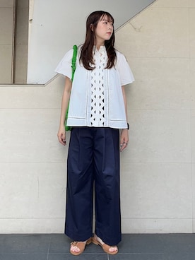 菊池さん(レディース・164cm)の夏コーディネート