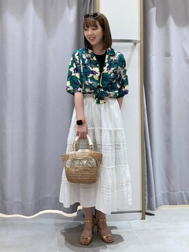 菊池さん（レディース・164cm）の夏コーディネート