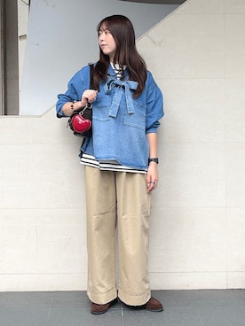 菊池さん(レディース・164cm)の夏コーディネート