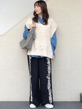 菊池さん(レディース・164cm)の秋コーディネート