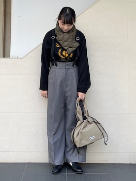 菊池さん(レディース・164cm)の秋コーディネート