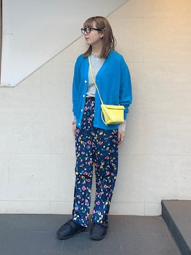 「メッシュプルオーバー」｜菊池さん（レディース・164cm）の冬コーディネート