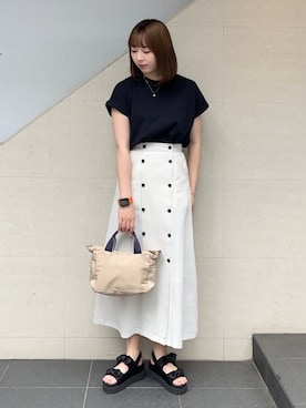 菊池さん（レディース・164cm）の夏コーディネート