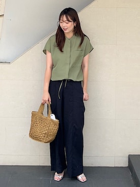 菊池さん（レディース・164cm）の夏コーディネート