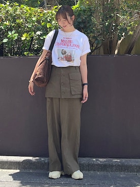 菊池さん(レディース・164cm)の夏コーディネート