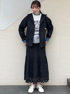 「MILLER（ミラー）のアイテム」を使った、菊池さん（レディース・164cm）の春コーディネート