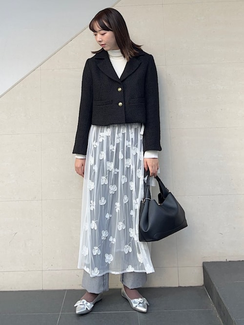 【美品】PLST ツイードジャケット　SHIPS anyパンツ　セット　Mサイズ 美品】PLST ツイードジャケット SHIPS anyパンツ セット Mサイズ