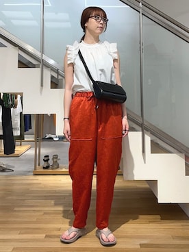 菊池さん(レディース・164cm)の夏コーディネート