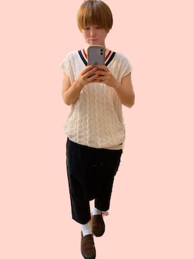 「FUDGE（ファッジ）のアイテム」を使った、𝐾𝑎𝑛𝑎𝑚𝑖さん（レディース・158cm）の秋コーディネート