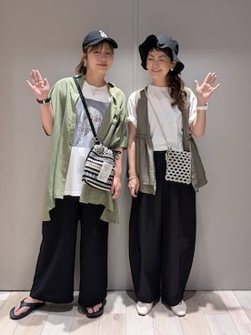 「アイテム（チュニック）」を使った、310lepsim75さん（レディース・163cm）の夏コーディネート