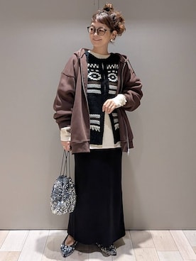 「アイテム（スカート）」を使った、310lepsim75さん（レディース・163cm・40代）の秋コーディネート