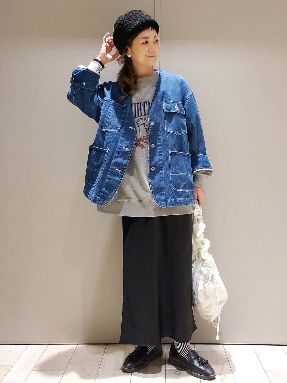 LEPSIM オーバーサイズデニムジャケット LEPSIMのデニムジャケットを使った「オーバーサイズ」の人気