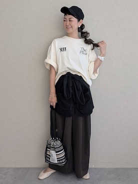 「LEPSIM（レプシィム）のアイテム」を使った、310lepsim75さん（レディース・163cm）の夏コーディネート