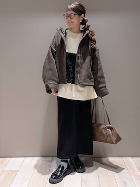 310lepsim75さん(レディース・163cm)の冬コーディネート