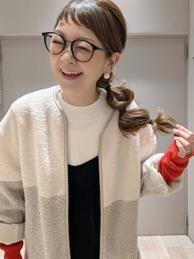 「アイテム（サロペット/オーバーオール）」を使った、310lepsim75さん（レディース・163cm）の冬コーディネート