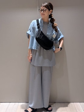 「アイテム（ベスト）」を使った、310lepsim75さん（レディース・163cm・40代）の夏コーディネート