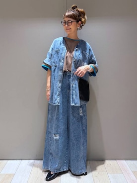 「LEPSIM（レプシィム）のアイテム」を使った、310lepsim75さん（レディース・163cm）の春コーディネート