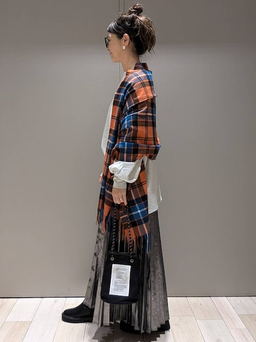 セール】洗えるチェックストール 32606（ストール/ショール）｜LEPSIM