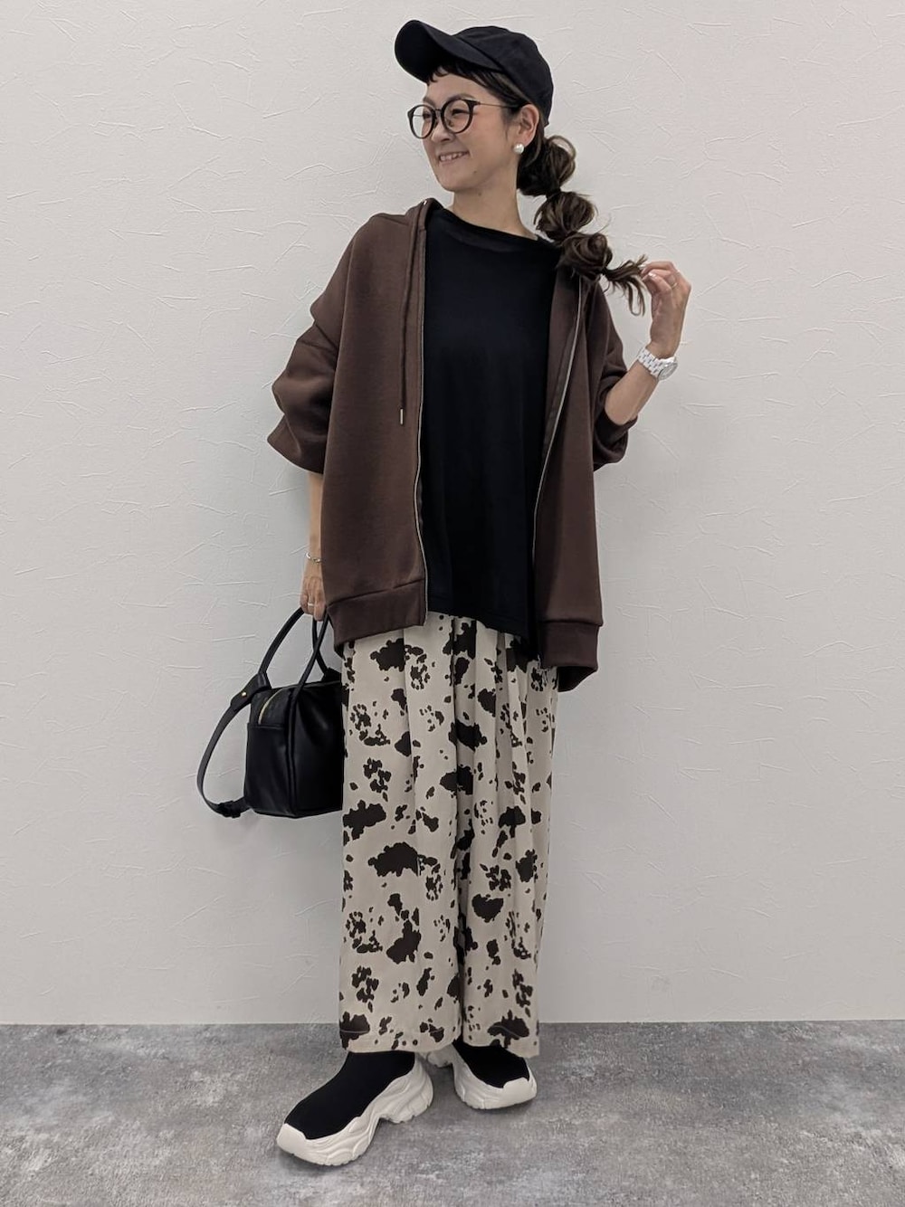 LEPSIM パーカー パフエアZIPBIGフーディー トップグレー LEPSIM