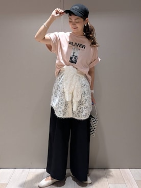「アイテム（キャップ）」を使った、310lepsim75さん（レディース・163cm・40代）の夏コーディネート