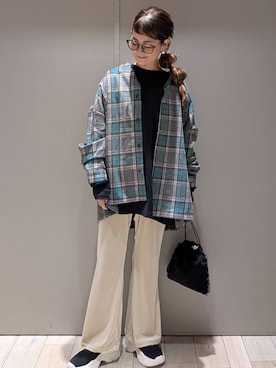 「アイテム（トップス）」を使った、310lepsim75さん（レディース・163cm・40代）の秋コーディネート