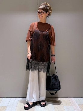 「LEPSIM（レプシィム）のアイテム」を使った、310lepsim75さん（レディース・163cm）の春コーディネート