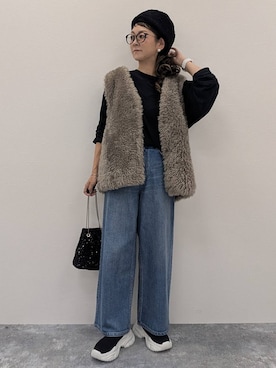 「LEPSIM（レプシィム）のアイテム」を使った、310lepsim75さん（レディース・163cm）の秋コーディネート