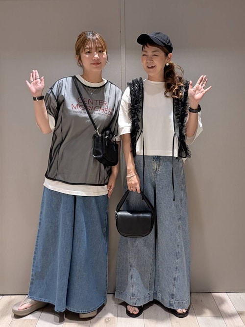 美品完売人気色 レプシィム チュールベスト＆サイドフリルパンツ グレー 美品完売人気色 レプシィム チュールベスト＆サイドフリルパンツ グレー