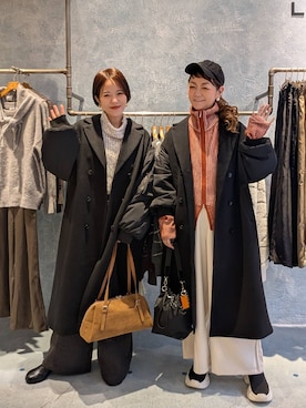 「アイテム（ボストンバッグ）」を使った、310lepsim75さん（レディース・163cm・40代）の秋コーディネート