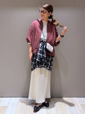 「LEPSIM（レプシィム）のアイテム（Tシャツ/カットソー）」を使った、310lepsim75さん（レディース・163cm）の秋コーディネート