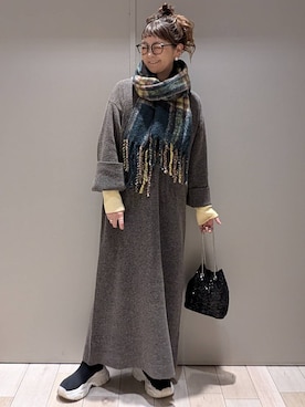 「アイテム（マタニティウェア/グッズ）」を使った、310lepsim75さん（レディース・163cm）の冬コーディネート