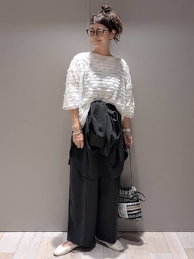 「アイテム（Tシャツ/カットソー）」を使った、310lepsim75さん（レディース・163cm・40代）の夏コーディネート