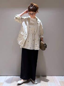「アイテム（その他トップス）」を使った、310lepsim75さん（レディース・163cm）の春コーディネート