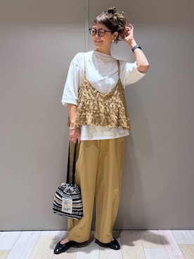 「LEPSIM（レプシィム）のアイテム」を使った、310lepsim75さん（レディース・163cm）の春コーディネート