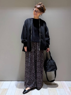 「LEPSIM（レプシィム）のアソートチュールパンツ　1066559（その他パンツ、その他）」を使った、310lepsim75さん（レディース・163cm）の秋コーディネート
