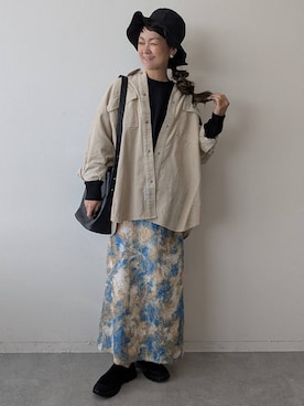 「アイテム（スカート）」を使った、310lepsim75さん（レディース・163cm・40代）の夏コーディネート