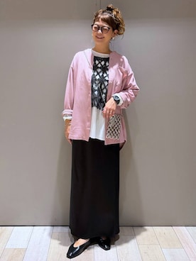 「LEPSIM（レプシィム）のアイテム（スカート）」を使った、310lepsim75さん（レディース・163cm）の秋コーディネート