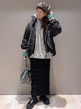 310lepsim75さん(レディース・163cm)の冬コーディネート