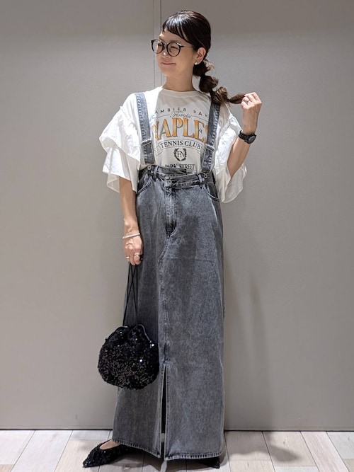 セール】サイド布帛カット 141597（Tシャツ/カットソー
